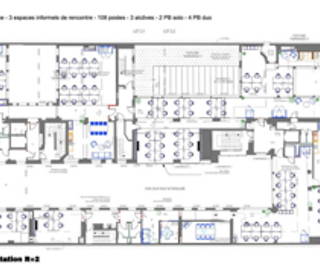 Espace indépendant 996 m² 108 postes Location bureau Rue de Paradis Paris 75010 - photo 1